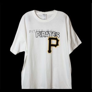 Jerzees Pittsburgh Pirates Crewneck T-Shirt | Men’s Size XL | MLB Baseball Tee